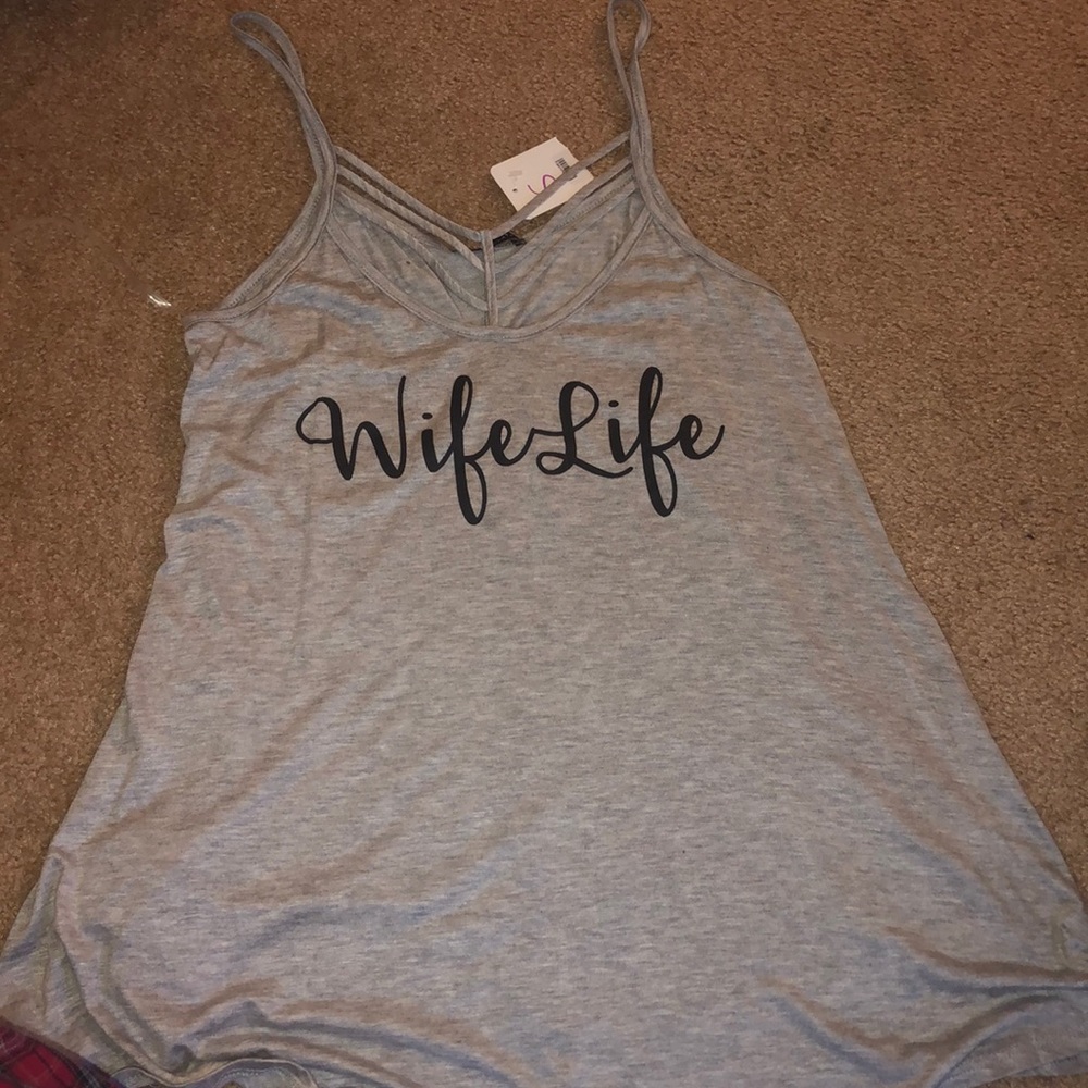 Wife Life flowy tank